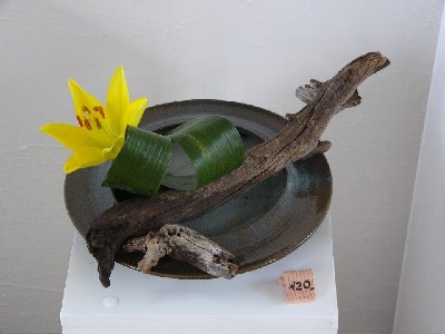 die traditionelle japanische Soratakatori Glasur gibt dieser Keramikschale das Besondere
